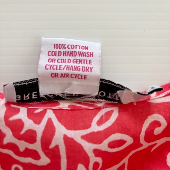 Gretchen Scott Beach Cover Up Small Red Floral - Picture 7 of 8